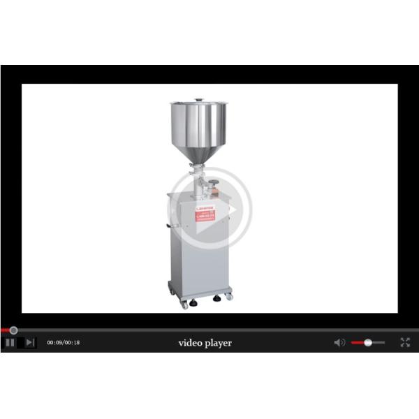 Single Head Semi-automatic Paste Cream Filling Machine bottle/jar filling machine for cream/ointment/lotion