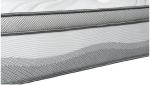 White soft luxury Euro top home/hotel bed independent pocket spring mattress