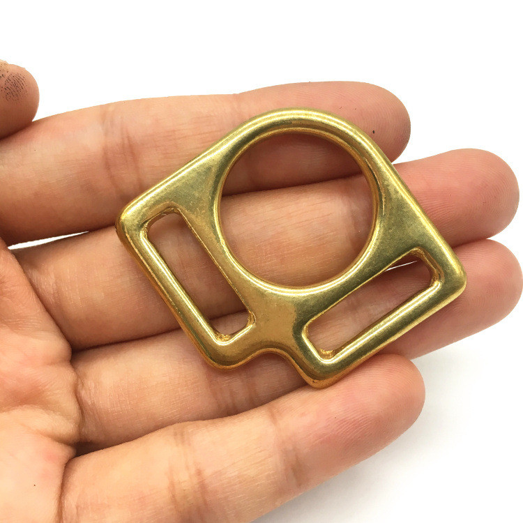 Hot Sale 17mm 20mm 25mm Inner Size High Quality Solid Brass Buckles For Leather Harness Saddlery /Bag Hardware