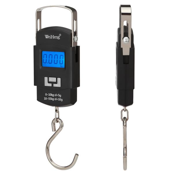 USB Recharging Portable Luggage Scale with Big Hook 55kg Maximum Weight Recommendation and Units in kg