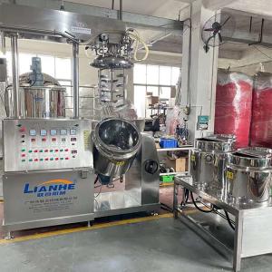 Wholesale 100L Cosmetic Vacuum Homogenizer Mixer Body Lotion Ointment Making Machine from china suppliers