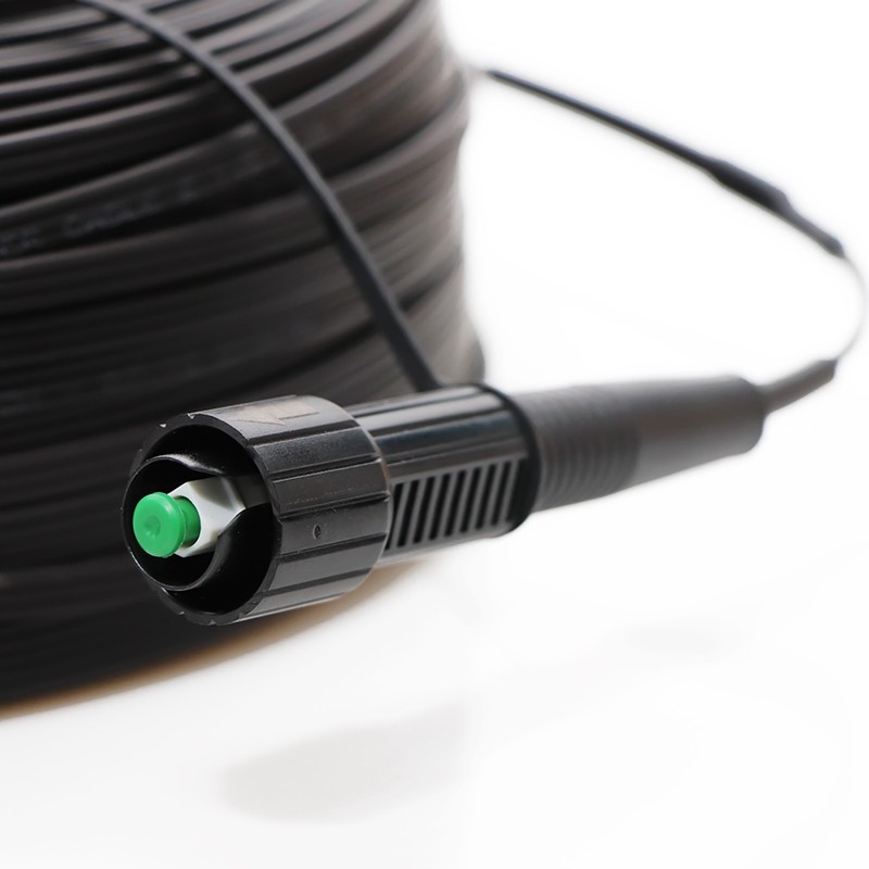 Waterproof Fiber Optic Patch Cord Mini APC HUAWEI Connector