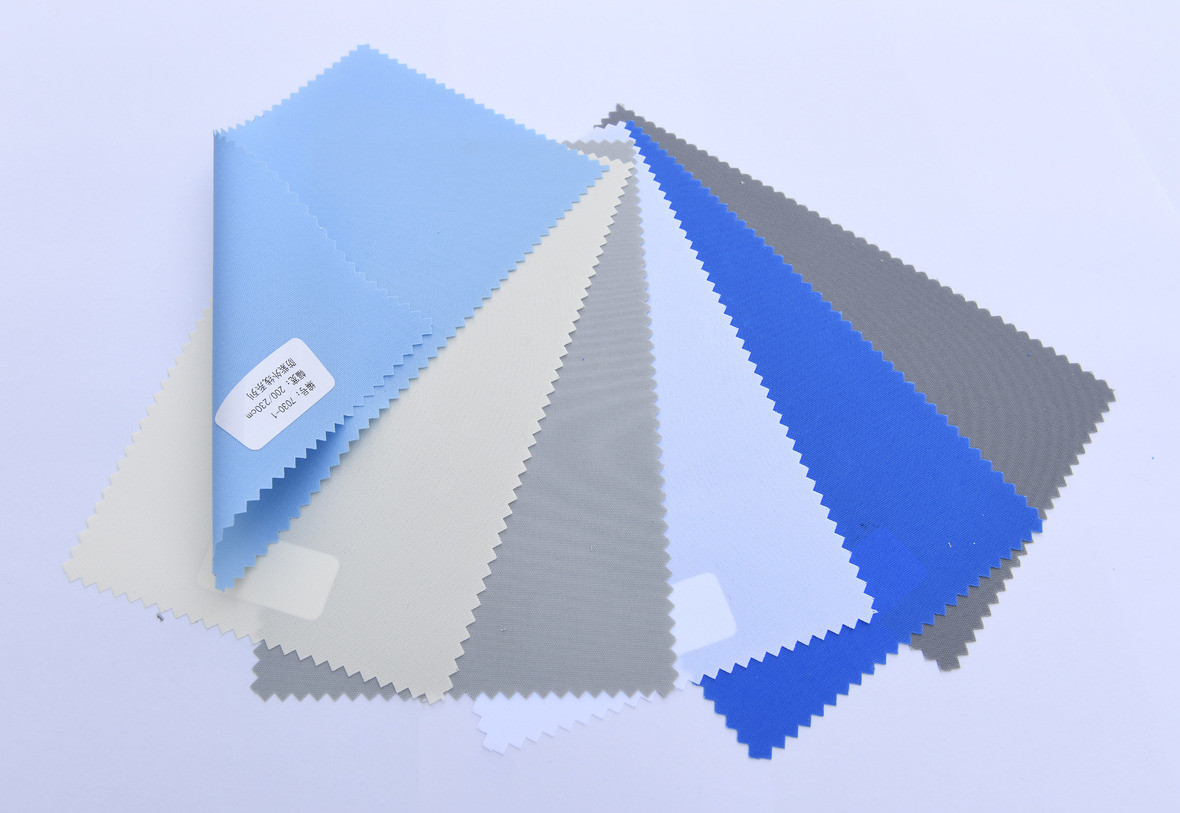 Semi Sheer Roller Blinds Fabric 300D*300D Colors Customizable