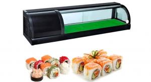 Wholesale Counter Top Sushi Showcases Commercial Freezer Refrigerator 4 - 8 Degree from china suppliers