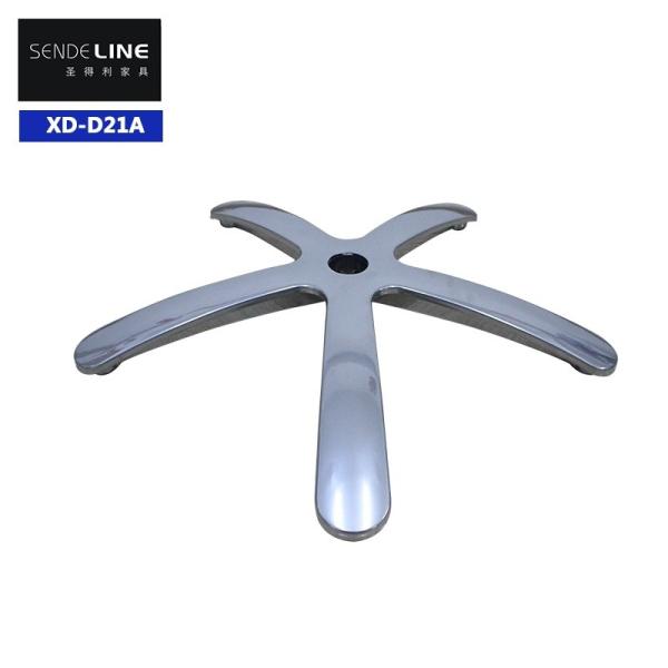 Metal Cold Plate Molding Home Silver Office Chair Base Diameter 700mm Weight 3
