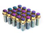 Coloured VW Wheel Bolts 14x1.5 Thread Pitch , Chrome Lug Bolts 10.9 Grade Solid