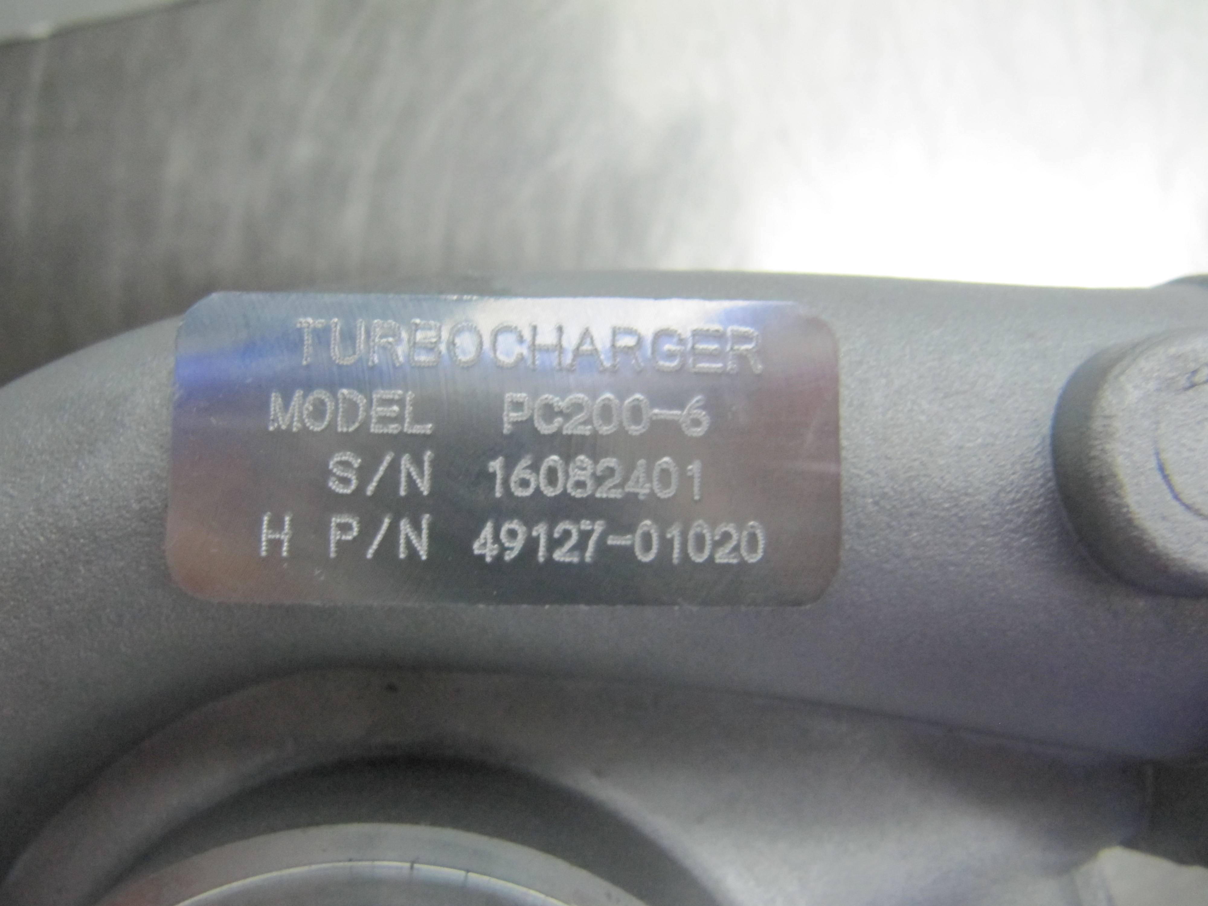6D102 Supercharger PC200-6 Komatsu Engine Spare Parts