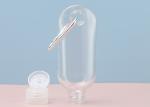 15mm 20mm Travel Plastic Hand Sanitizer Bottles Keychain 30ml 50ml 60ml