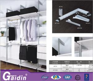 Wholesale elegant DIY save spacing shelving systems wardrobe fittings walk in wardrobes closets from china suppliers