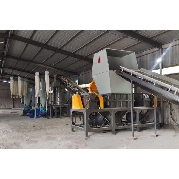 Waste Electronic Fridge Shredder Crushing Recycling Line Machine Custom