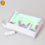 Laser Zipper Toiletry Cosmetic Packaging Bag Jewelry Pouch Holographic Mylar