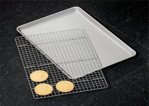 Wholesale RK Bakeware China Full Size 18X26 Inch Commerical Aluminium Cookie Sheet Baking Tray from china suppliers