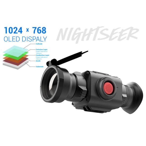 1024*768 OLED Thermal Imaging Scope 5 Hours Operation Time For Wild Life