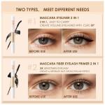 2 In 1 14ml Waterproof Eyeliner Mascara Set Natural Lengthening