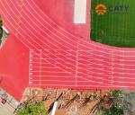 Customizable Yuuz ESP Semi-Prefabricated Spray Coating Sandwich Running Track