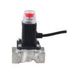 DN15 DN20 DN25 Emergency Gas Solenoid Valve 9 - 30V Impulse Power For Natural