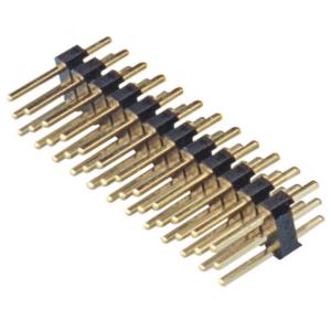Wholesale Triple Row 2.54 Mm Pin Header Dip 2 Pin Male Header Connector For PCBA Industry from china suppliers