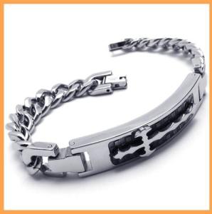 Wholesale High Quality Tagor Stainless Steel Jewelry Fashion Men's Casting Bracelet PXB008 from china suppliers
