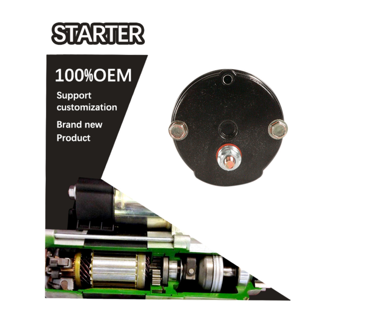 12V 9T CCW STARTER 52-098-06, 52-098-10, 52-098-13, 2134940, 5213240, 5666440,F032112831. 2134940MO30SM, 5213240MO30SM