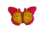 Baby Boy Children Door Knob , Butterfly Childrens Drawer Knobs Mooth Rubber