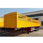 CIMC customized 3 Axles Transport Heavy Goods stainless steel Livestock