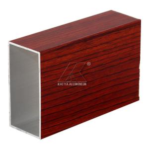 Wholesale 6000 Series Square Tube Profile / Extruded Aluminium Profiles 4D Wood Grain from china suppliers