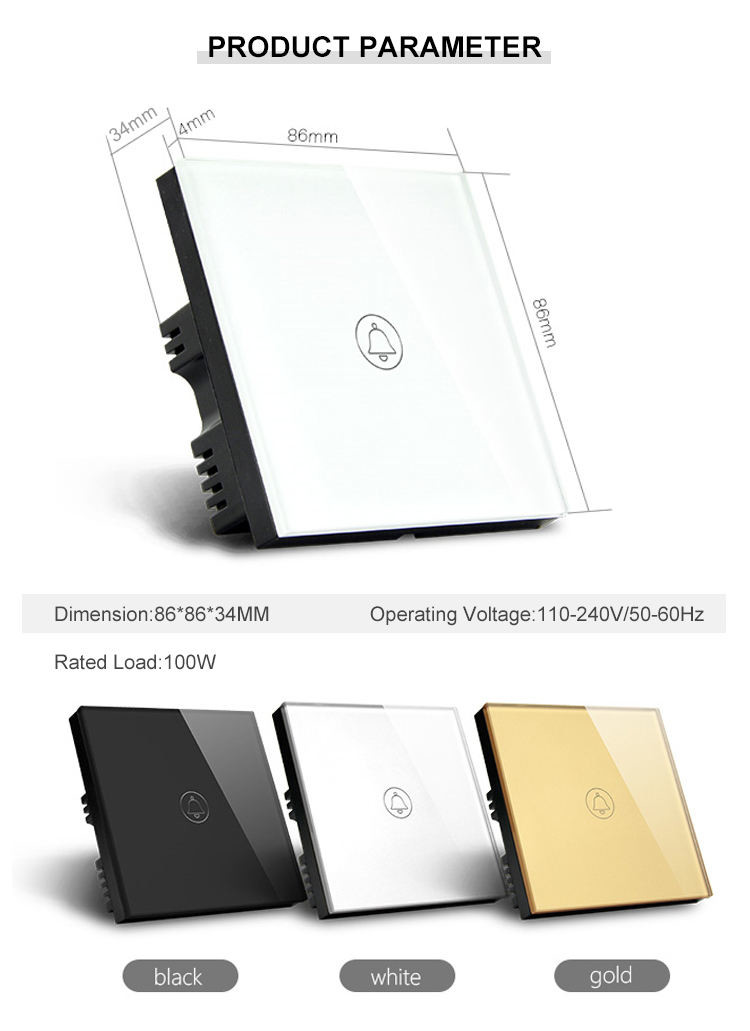 Smart Wifi Switch Uk Standard 110-220v Doorbell Smart Door Bell Switch For "dingdong" Doorbell