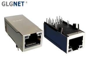 Wholesale Right Angle Female POE RJ45 Connector 1 X 1 Port IEEE 802.3u Standards from china suppliers