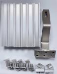 METS Long Glazed Tile Roof PV Cable Clips Photovoltaic Bracket Set