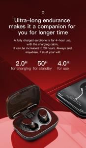 Wholesale Touch-Screen Wireless Stereo Bluetooth Earphone New Upgrade 5.0 Chip ES02 from china suppliers