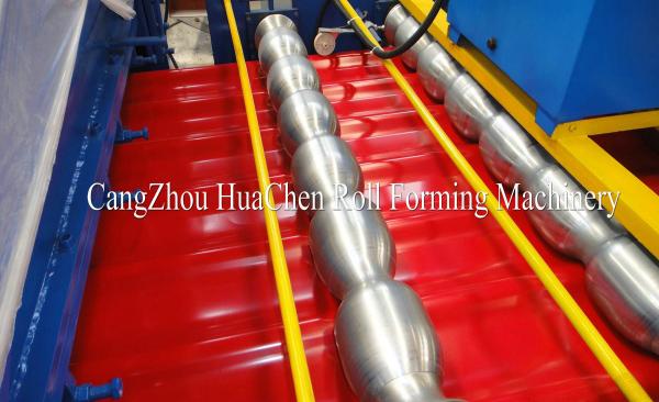 PPGI Colored Glazed Tile Roll Forming Machine 380V 50HZ 3phase , 3000kg-20000kg