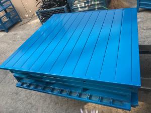 Wholesale Euro Single Faced Stackable Steel Pallets For Transportation from china suppliers