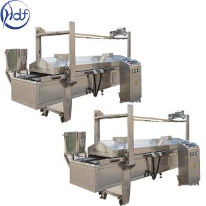 Sweet Potato Chip Automatic Fryer Machine 30KW Automatic Lifting System