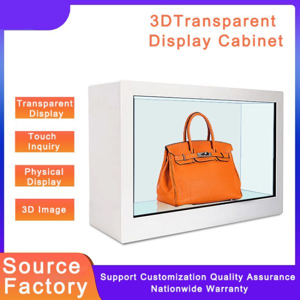 49 Inch Touch Screen Showcase Translucent Lcd Display Hologram Full HD