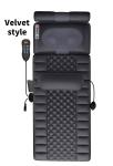 10 vibration heads massage mat mattress relax with detachable pillow