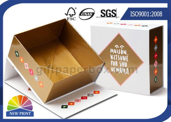 Hinged Lid Cardboard Presentation Box , Bespoke Printed Luxury Gift Packaging