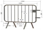 concert crowd control barrier