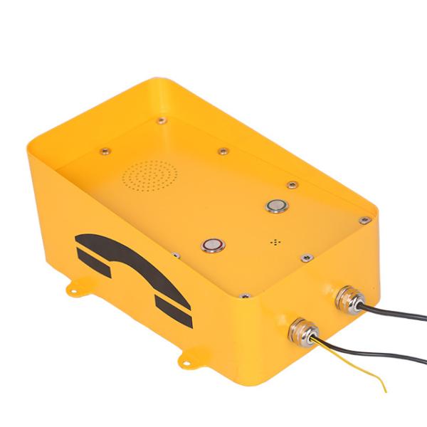 IP67 Ingress Protection Explosion Proof Telephone DC 12V / AC 220V for