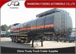 33000 Liters Asphalt Tank Trailer With Insulting Layer , Carbon Steel Tanker