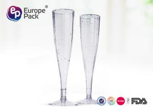 Wholesale 24.8g Plastic Champagne Glasses 160Ml Ps Transparent For Champagne from china suppliers