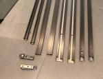 Shower Room Glass Door Partition Stainless Steel 304 Material Diamond Type Full