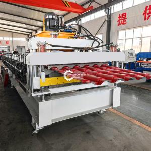 Wholesale Double Layer Roof Sheet Roof Tile Corrugated Panel Roll Forming Machine Steel Profile from china suppliers
