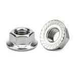Din 6923 Grade 8 Stainless Steel M8 Flange All Metal Self Locking Nut