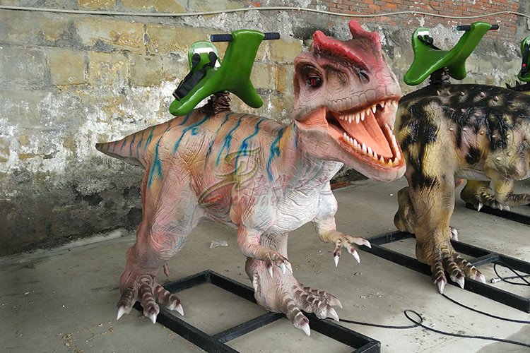 Soft Silicone Rubber Animatronic Dinosaur Ride On Site Installation Available
