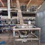 Stainless Steel Powder Lifting Machine Single Bucket Particle Spiral Conveyor