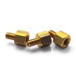 RoHs Motherboard Brass Hex Spacer Customizable 6mm Hex Standoff Spacer