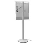Small Floor Standing Commercial Phone Charging Station With 6 USB Cable