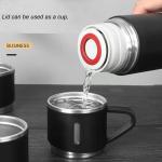 Vacuum Insulated Cup For Hot / Cold Drinks Stainless Steel Thermo Cups 14.2oz