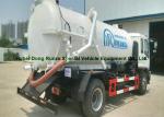 ISUZU Septic Vacuum Trucks / Sewer Suction Truck Euro 5 Engine 205HP