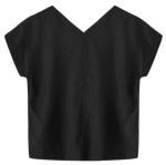 Multi Colored Women'S Short Sleeve V Neck T Shirts Casual Style Breathable
